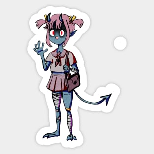 Taomi Demon School Girl Sticker